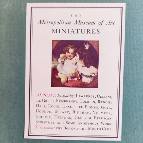 1948 Album #1 The Metropolitan Museum of Art Miniatures, With Unused Stamps - Picture 3 of 13